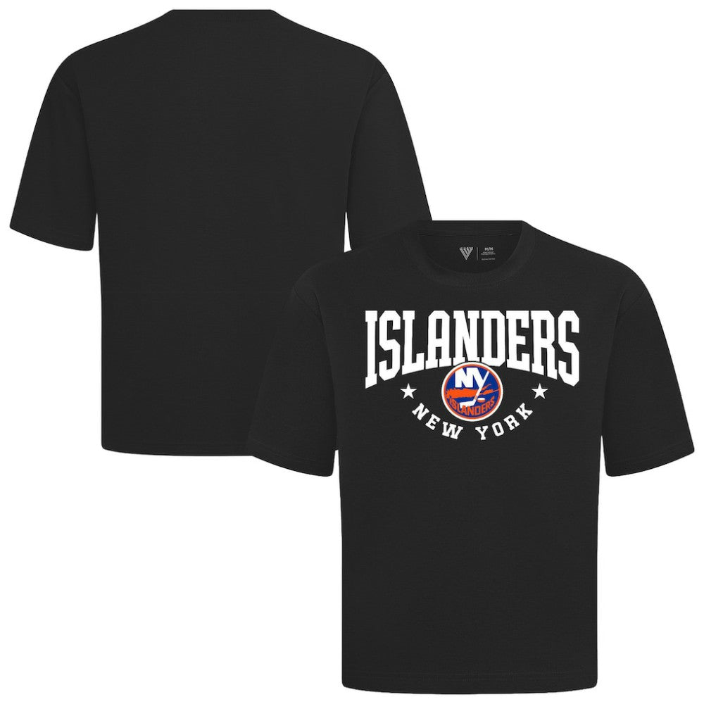 New York Islanders Levelwear Luxe Signature Knit T-Shirt - Black - NHL 203844149