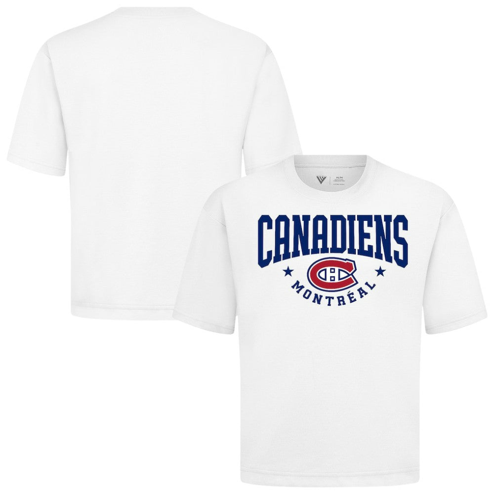 Montreal Canadiens Levelwear Luxe Signature Knit T-Shirt - White - NHL 203844160