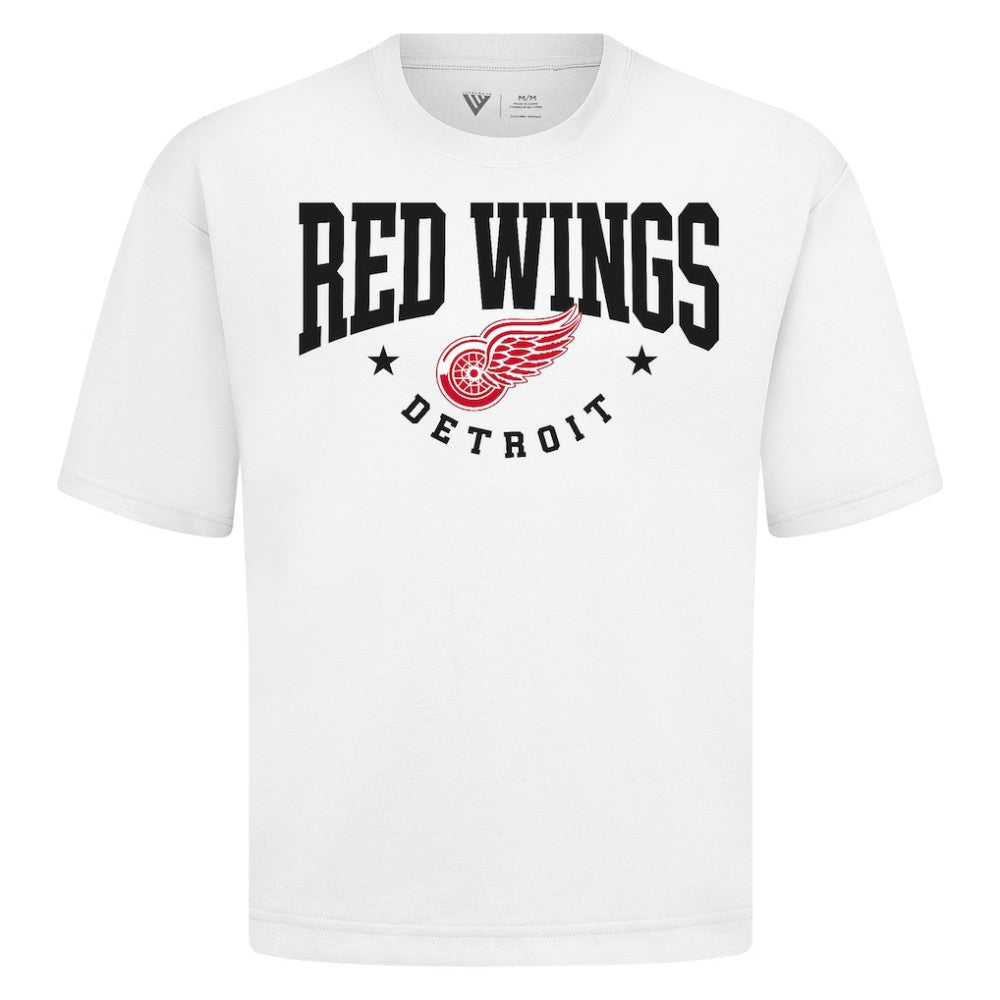 Detroit Red Wings Levelwear Luxe Signature Knit T-Shirt - White - NHL 203844161