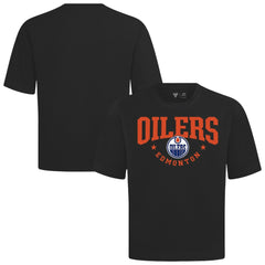 Edmonton Oilers Levelwear Luxe Signature Knit T-Shirt - Black - NHL 203844162