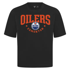 Edmonton Oilers Levelwear Luxe Signature Knit T-Shirt - Black - NHL 203844162