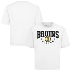 Boston Bruins Levelwear Luxe Signature Knit T-Shirt - White - NHL 203844165