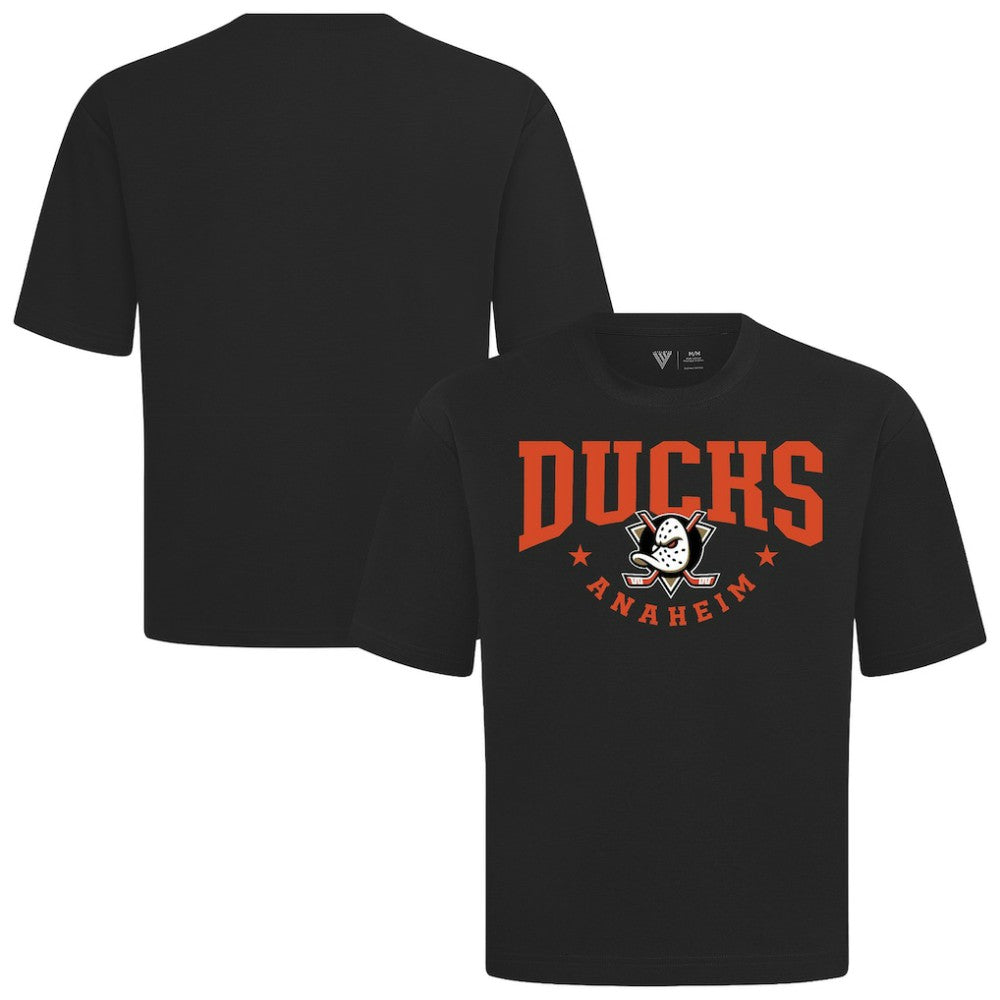 Anaheim Ducks Levelwear Luxe Signature Knit T-Shirt - Black - NHL 203844166