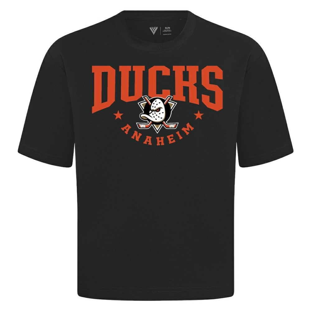 Anaheim Ducks Levelwear Luxe Signature Knit T-Shirt - Black - NHL 203844166