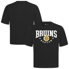 Boston Bruins Levelwear Luxe Signature Knit T-Shirt - Black - NHL 203844168