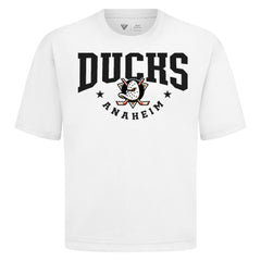 Anaheim Ducks Levelwear Luxe Signature Knit T-Shirt - White - NHL 203844169