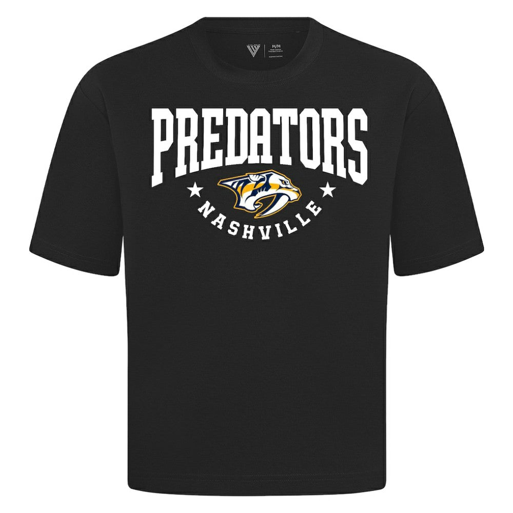 Nashville Predators Levelwear Luxe Signature Knit T-Shirt - Black - NHL 203844170