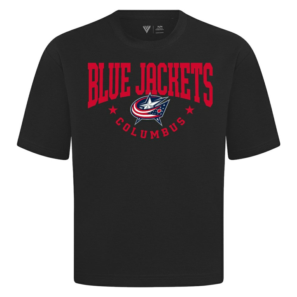 Columbus Blue Jackets Levelwear Luxe Signature Knit T-Shirt - Black - NHL 203844171