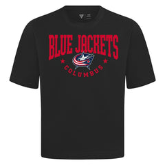 Columbus Blue Jackets Levelwear Luxe Signature Knit T-Shirt - Black - NHL 203844171