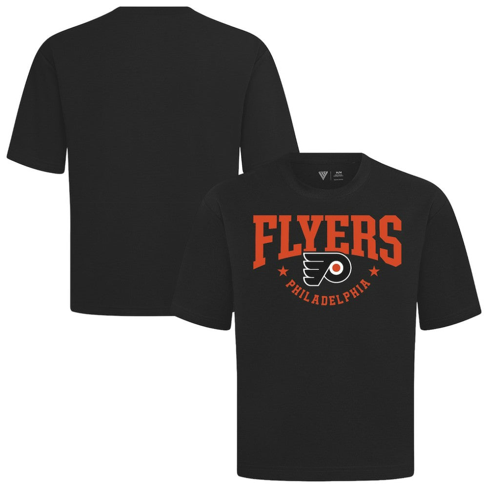 Philadelphia Flyers Levelwear Luxe Signature Knit T-Shirt - Black - NHL 203844177