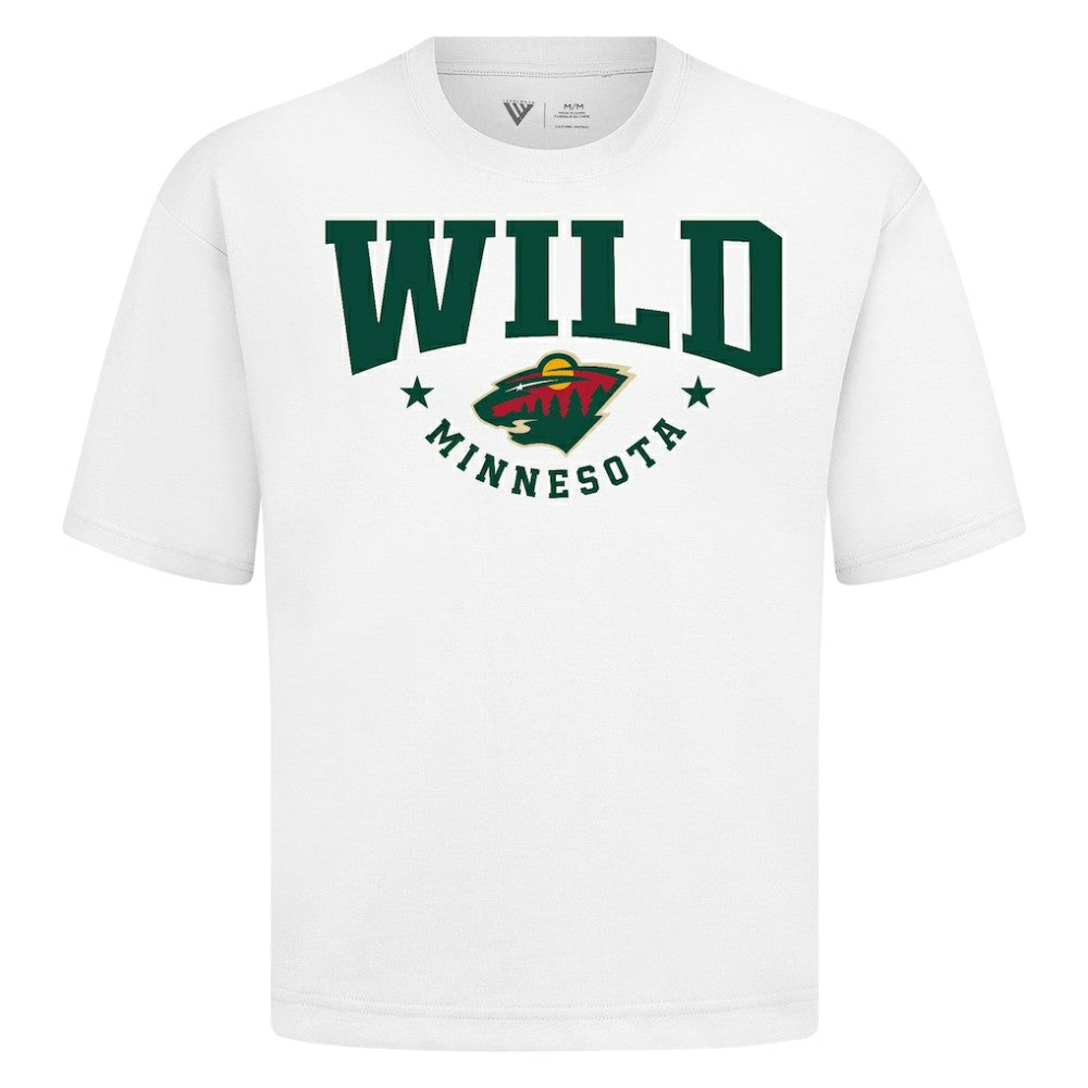 Minnesota Wild Levelwear Luxe Signature Knit T-Shirt - White - NHL 203844178