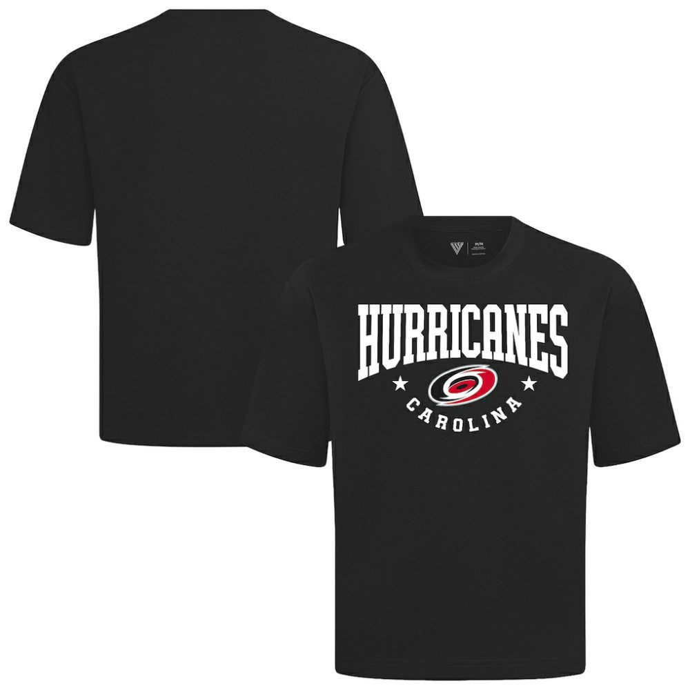Carolina Hurricanes Levelwear Luxe Signature Knit T-Shirt - Black - NHL 203844183