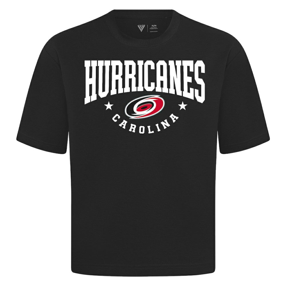 Carolina Hurricanes Levelwear Luxe Signature Knit T-Shirt - Black - NHL 203844183