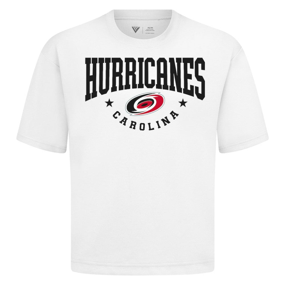 Carolina Hurricanes Levelwear Luxe Signature Knit T-Shirt - White - NHL 203844184