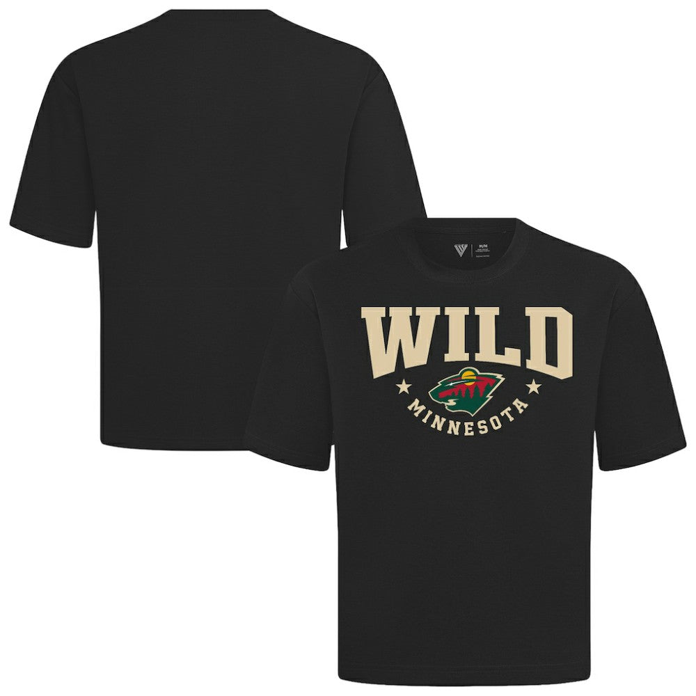 Minnesota Wild Levelwear Luxe Signature Knit T-Shirt - Black - NHL 203844185