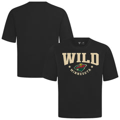 Minnesota Wild Levelwear Luxe Signature Knit T-Shirt - Black - NHL 203844185