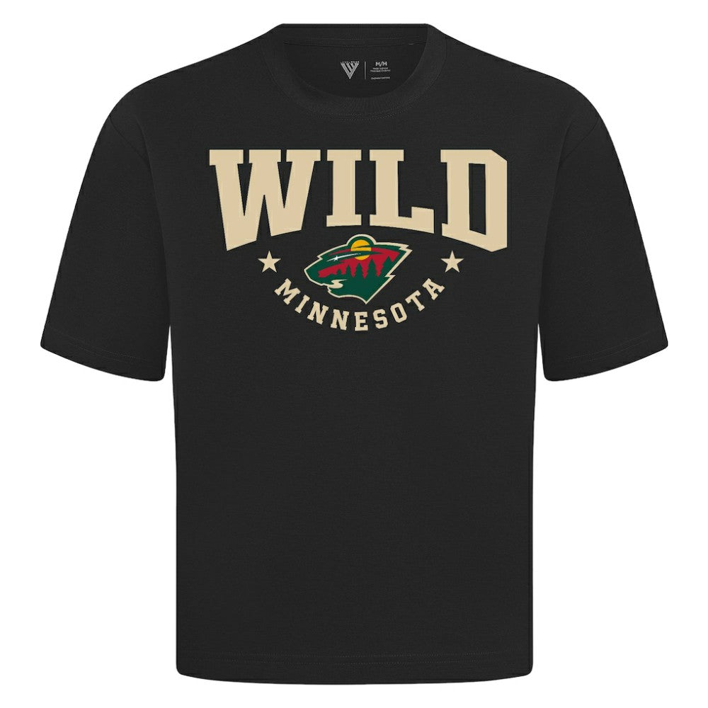 Minnesota Wild Levelwear Luxe Signature Knit T-Shirt - Black - NHL 203844185