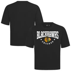 Chicago Blackhawks Levelwear Luxe Signature Knit T-Shirt - Black - NHL 203844186