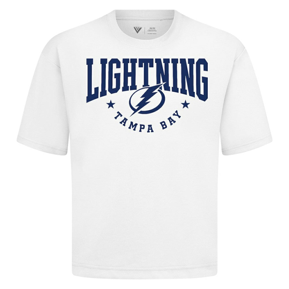 Tampa Bay Lightning Levelwear Luxe Signature Knit T-Shirt - White - NHL 203844187