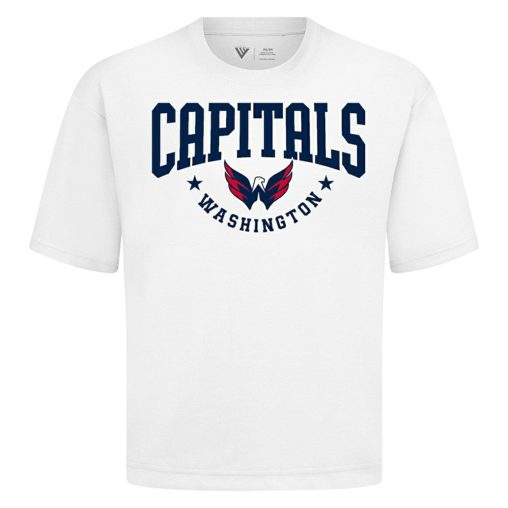 Washington Capitals Levelwear Luxe Signature Knit T-Shirt - White - NHL 203844189