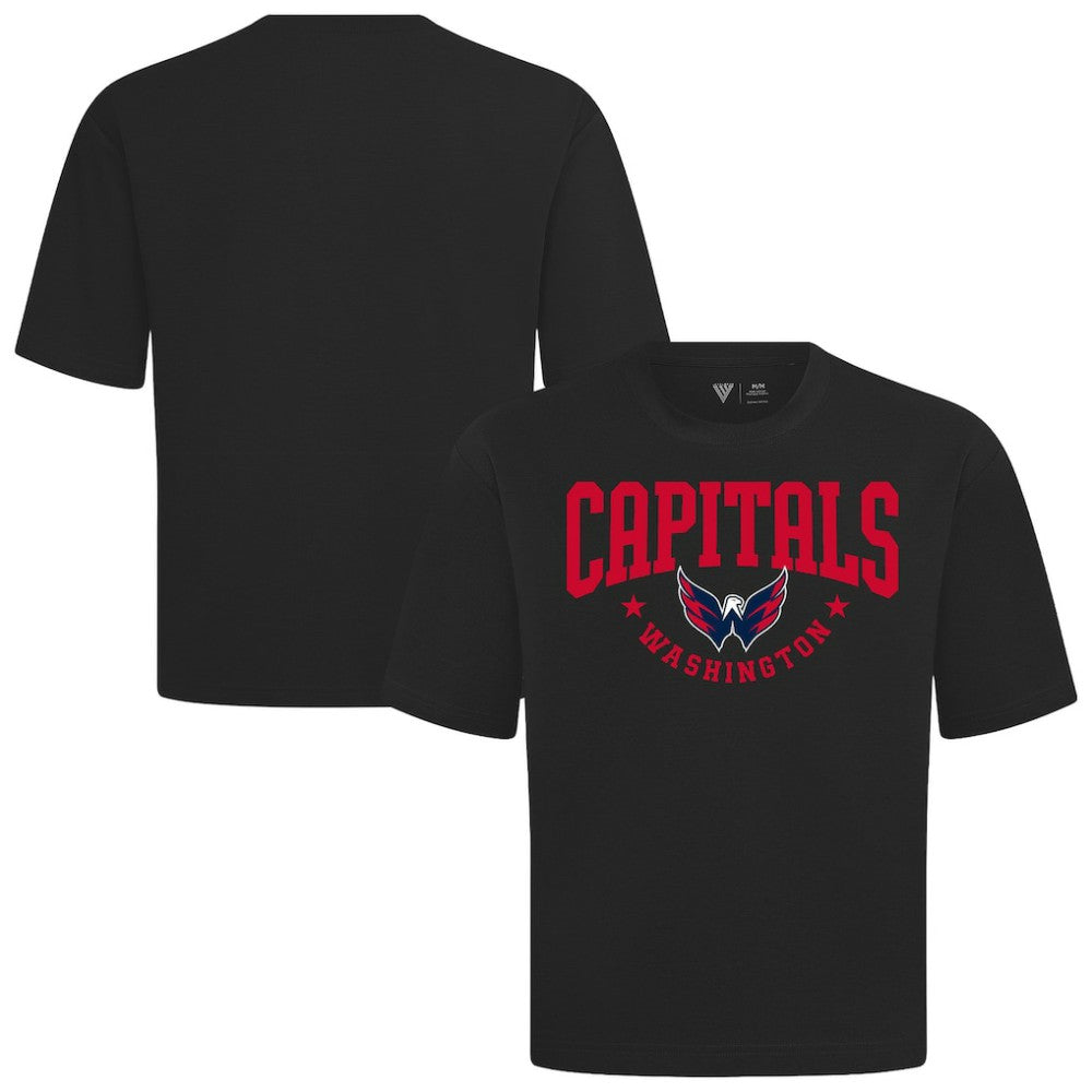 Washington Capitals Levelwear Luxe Signature Knit T-Shirt - Black - NHL 203844191