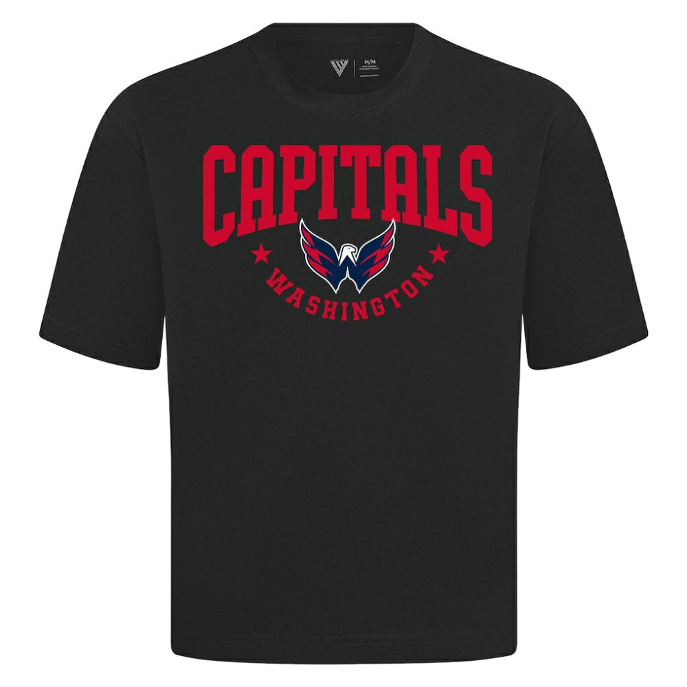 Washington Capitals Levelwear Luxe Signature Knit T-Shirt - Black - NHL 203844191