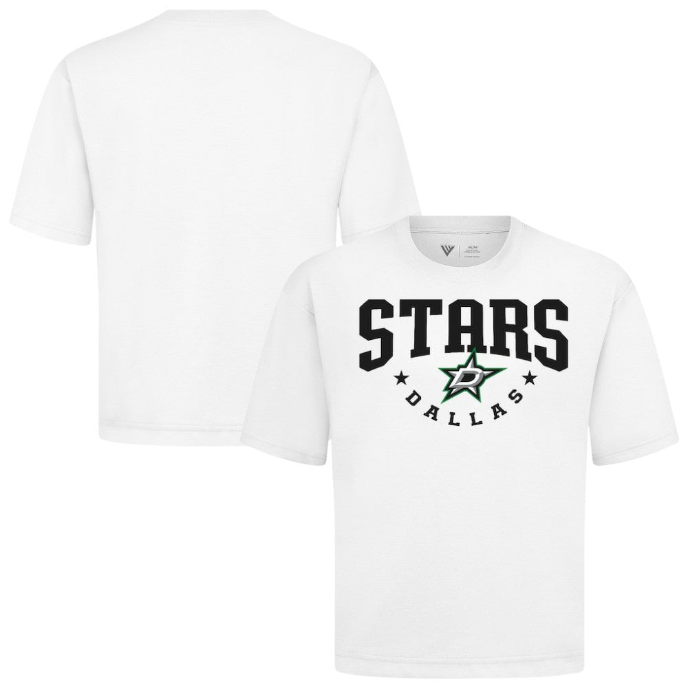 Dallas Stars Levelwear Luxe Signature Knit T-Shirt - White - NHL 203844192
