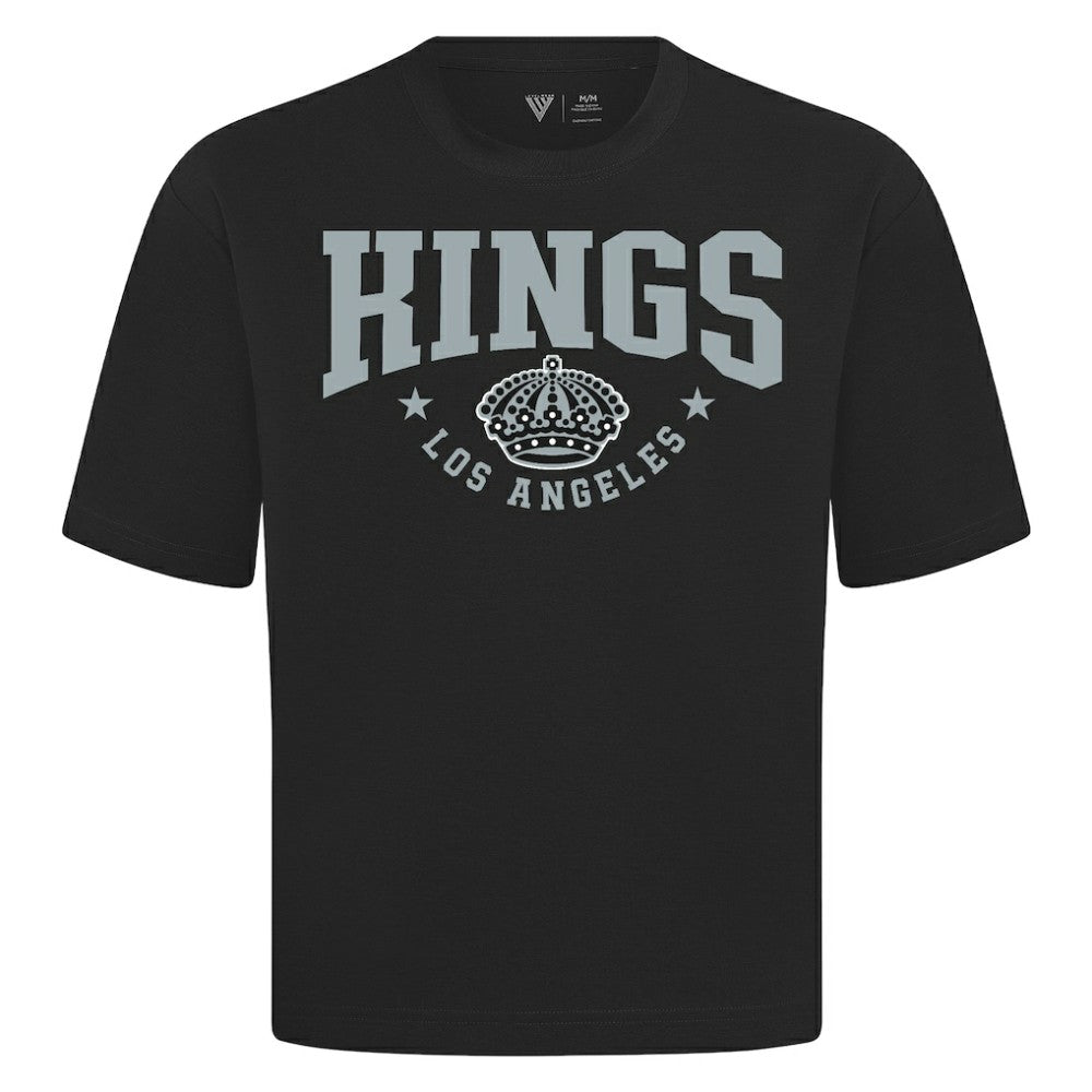 Los Angeles Kings Levelwear Luxe Signature Knit T-Shirt - Black - NHL 203844194