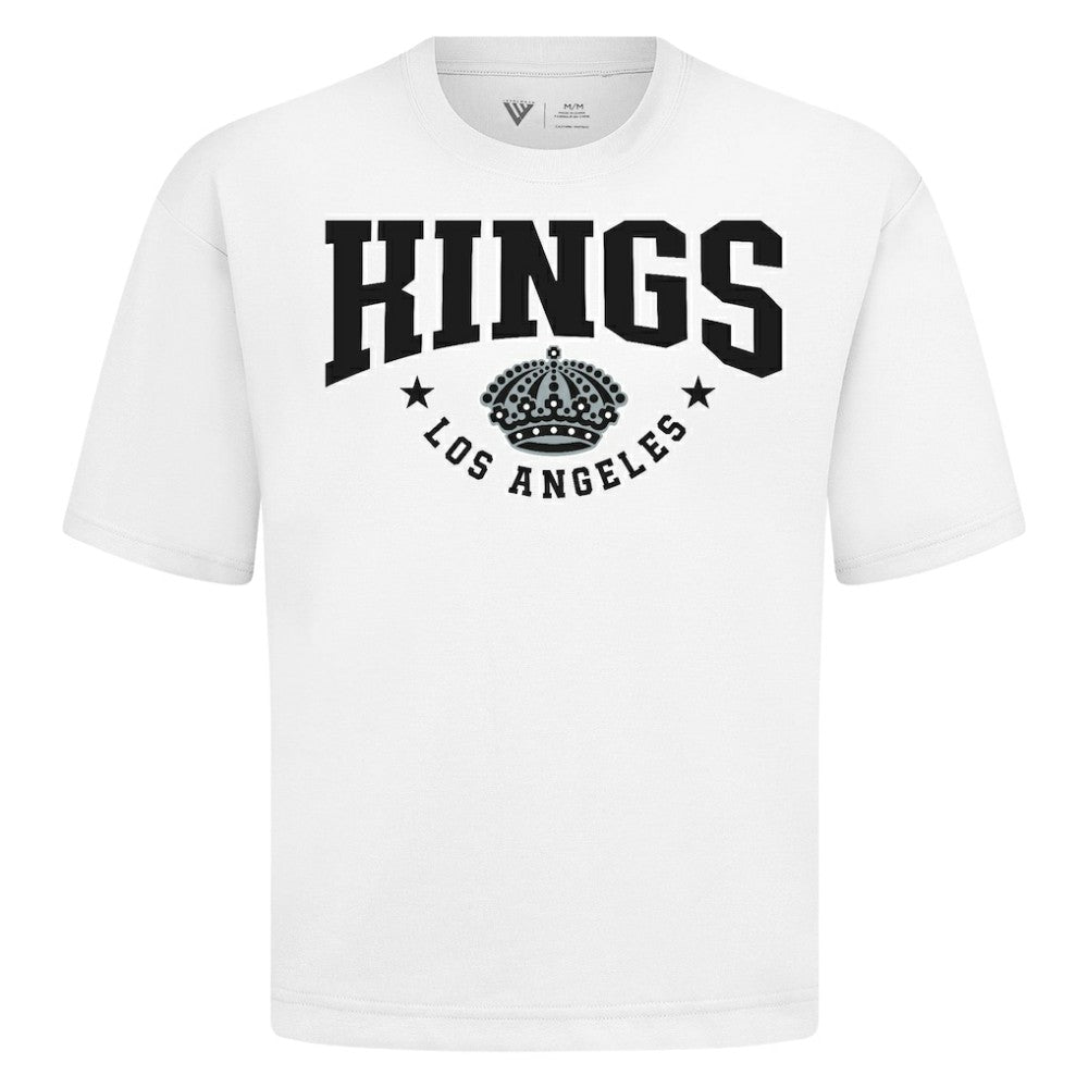Los Angeles Kings Levelwear Luxe Signature Knit T-Shirt - White - NHL 203844195