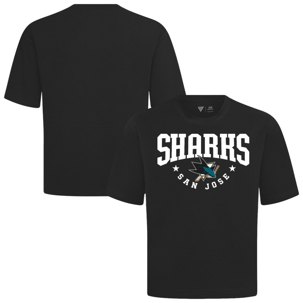 San Jose Sharks Levelwear Luxe Signature Knit T-Shirt - Black - NHL 203844196