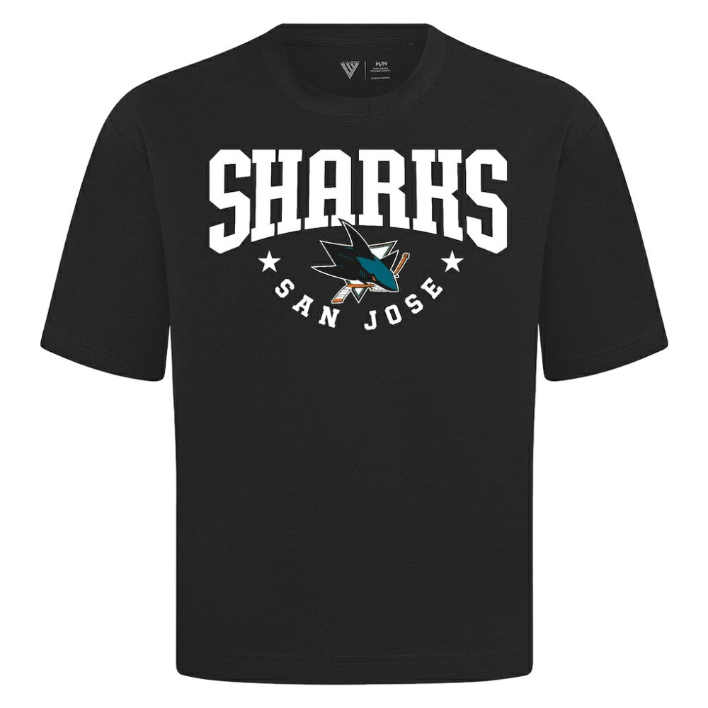 San Jose Sharks Levelwear Luxe Signature Knit T-Shirt - Black - NHL 203844196