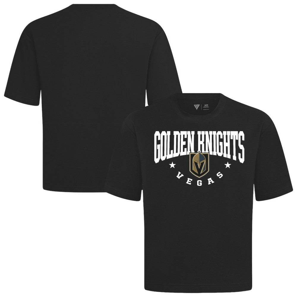 Vegas Golden Knights Levelwear Luxe Signature Knit T-Shirt - Black - NHL 203844199