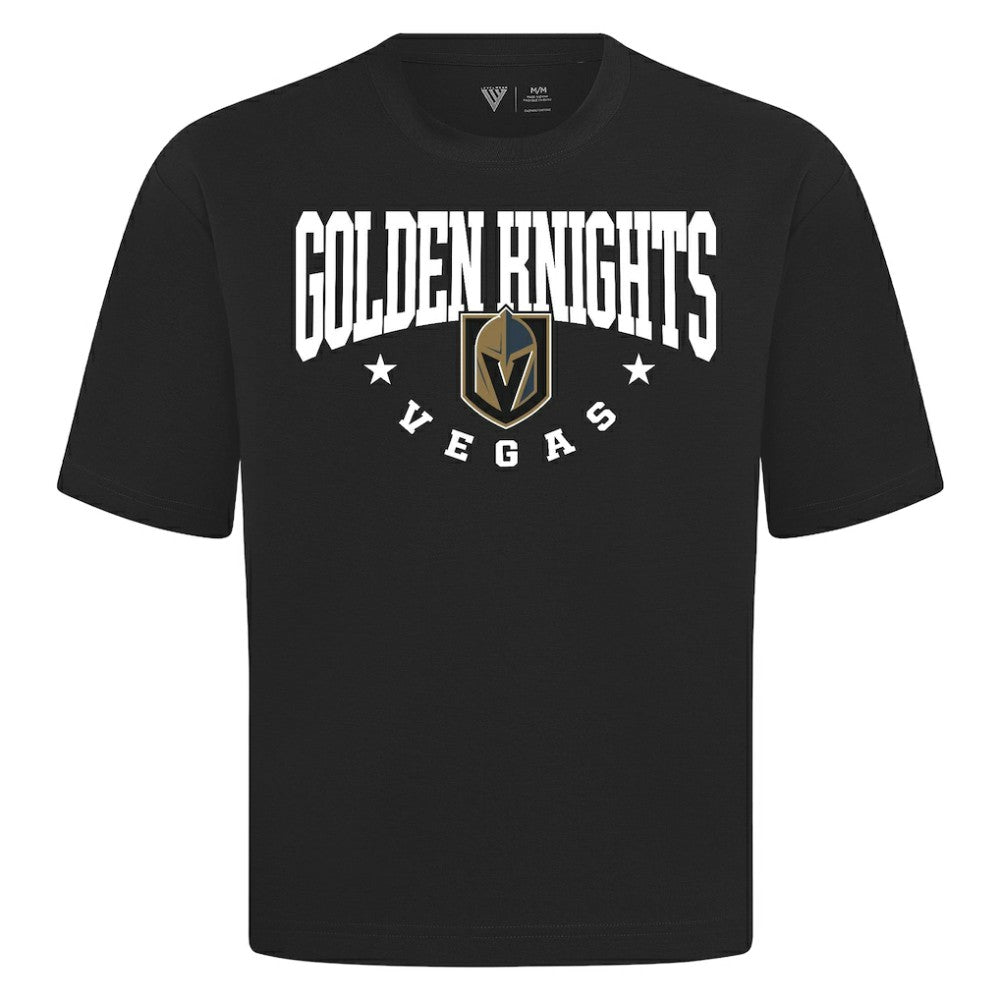 Vegas Golden Knights Levelwear Luxe Signature Knit T-Shirt - Black - NHL 203844199