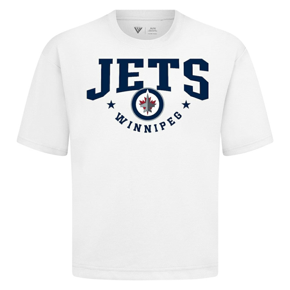 Winnipeg Jets Levelwear Luxe Signature Knit T-Shirt - White - NHL 203844200