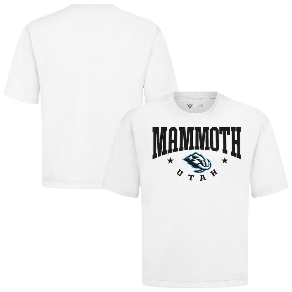 Utah Mammoth Levelwear Luxe Signature Knit T-Shirt - White - NHL 203844202