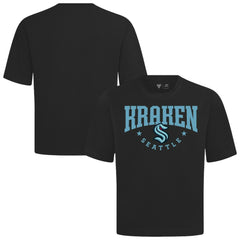 Seattle Kraken Levelwear Luxe Signature Knit T-Shirt - Black - NHL 203844204