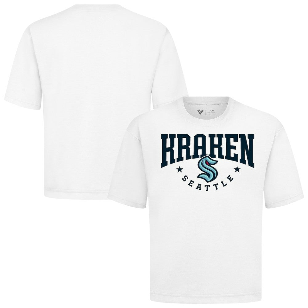 Seattle Kraken Levelwear Luxe Signature Knit T-Shirt - White - NHL 203844205