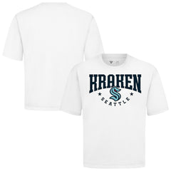 Seattle Kraken Levelwear Luxe Signature Knit T-Shirt - White - NHL 203844205