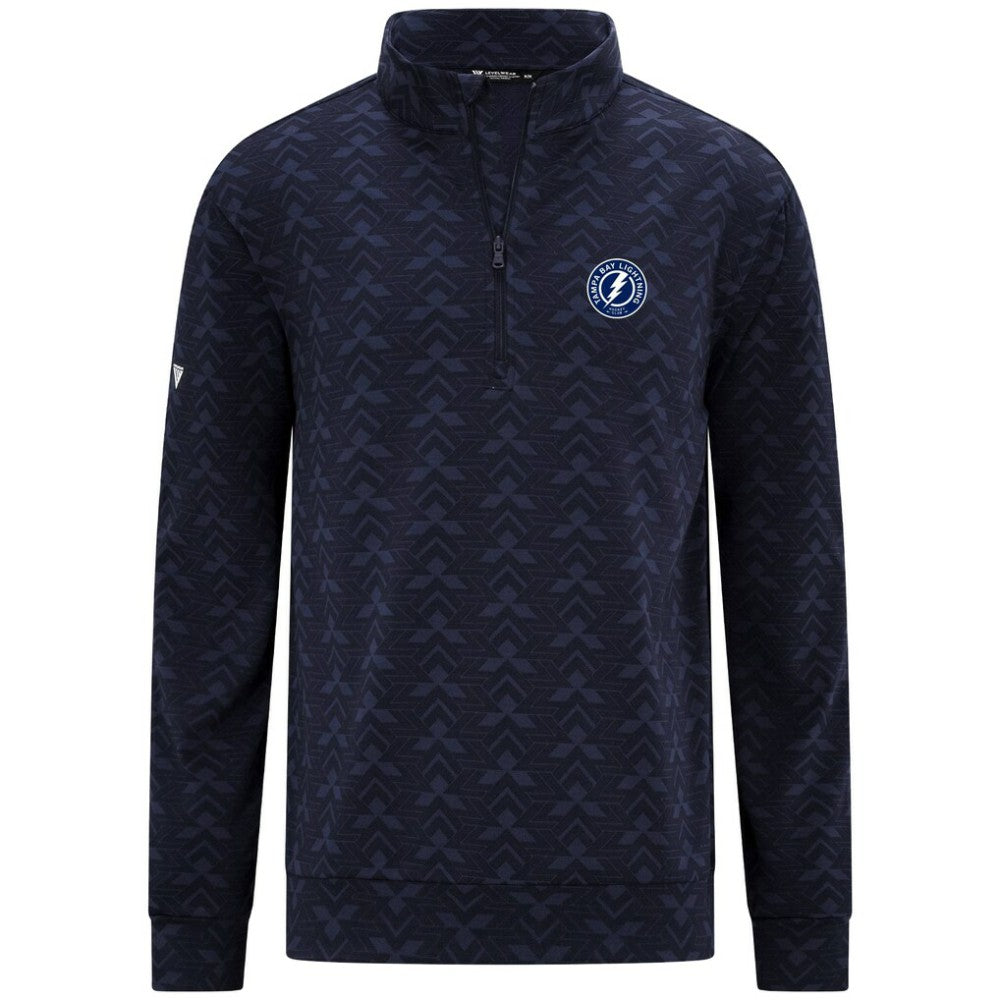 Tampa Bay Lightning Levelwear Chameleon Quarter-Zip Sweatshirt - Navy - NHL 203844210