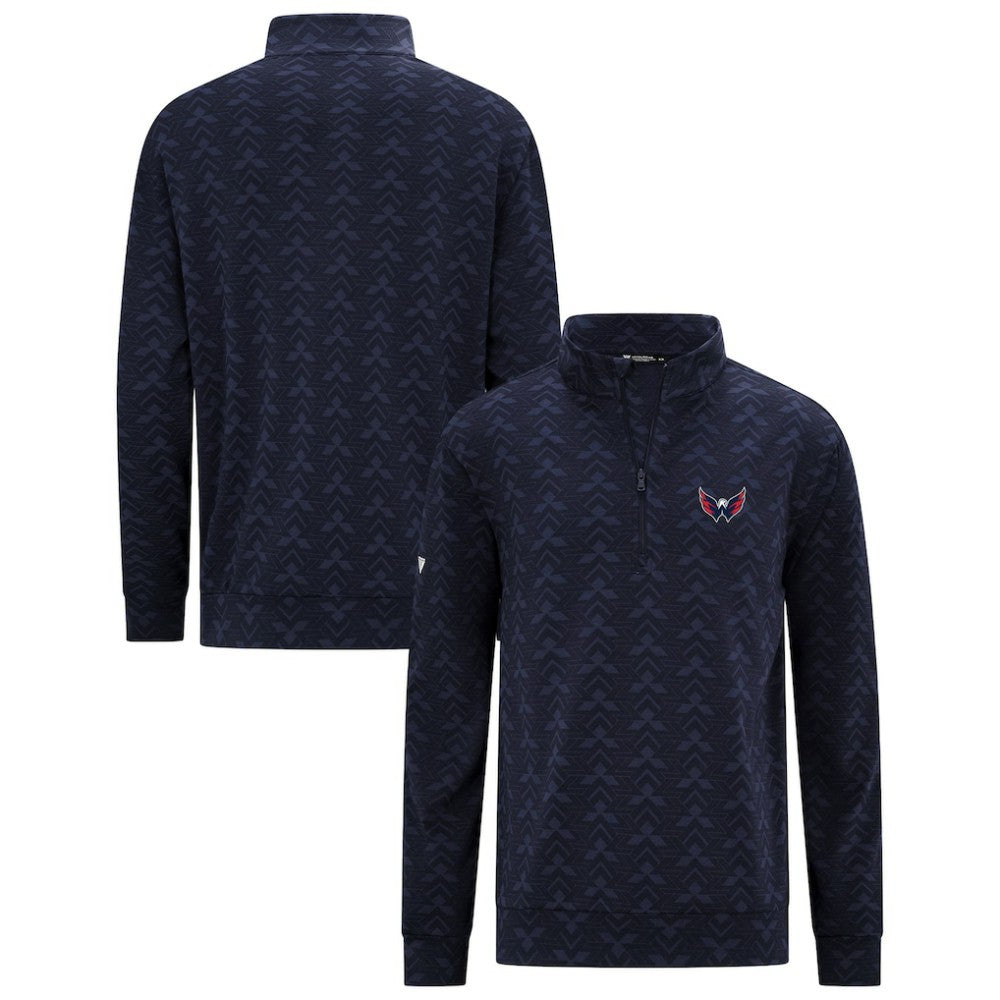 Washington Capitals Levelwear Chameleon Quarter-Zip Sweatshirt - Navy - NHL 203844211