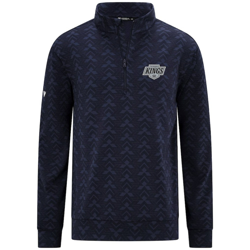 Los Angeles Kings Levelwear Chameleon Quarter-Zip Sweatshirt - Navy - NHL 203844212