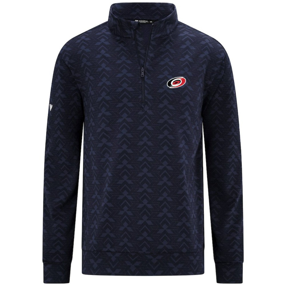 Carolina Hurricanes Levelwear Chameleon Quarter-Zip Sweatshirt - Navy - NHL 203844216