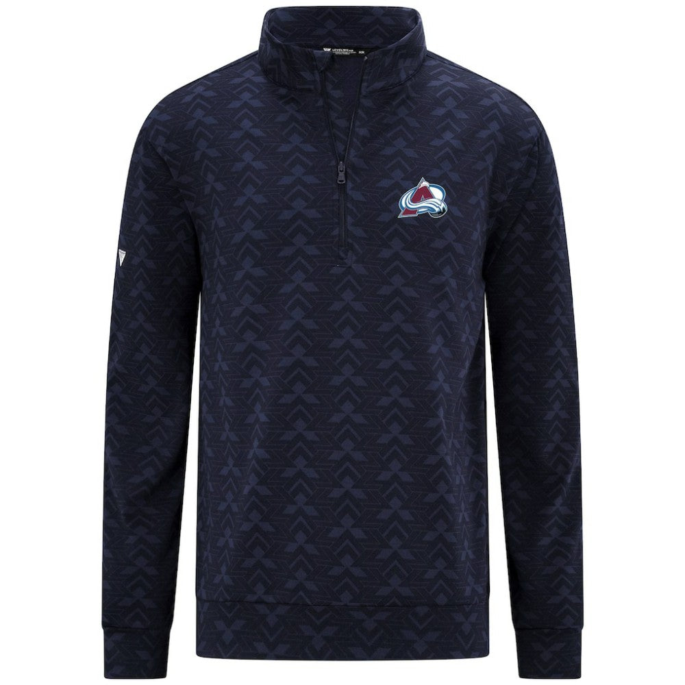 Colorado Avalanche Levelwear Chameleon Quarter-Zip Sweatshirt - Navy - NHL 203844220