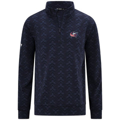 Columbus Blue Jackets Levelwear Chameleon Quarter-Zip Sweatshirt - Navy - NHL 203844221