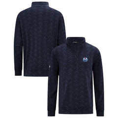 Edmonton Oilers Levelwear Chameleon Quarter-Zip Sweatshirt - Navy - NHL 203844223