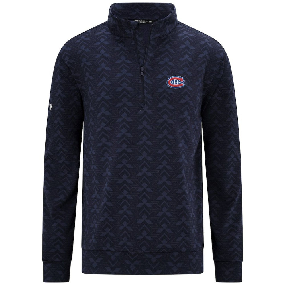 Montreal Canadiens Levelwear Chameleon Quarter-Zip Sweatshirt - Navy - NHL 203844226