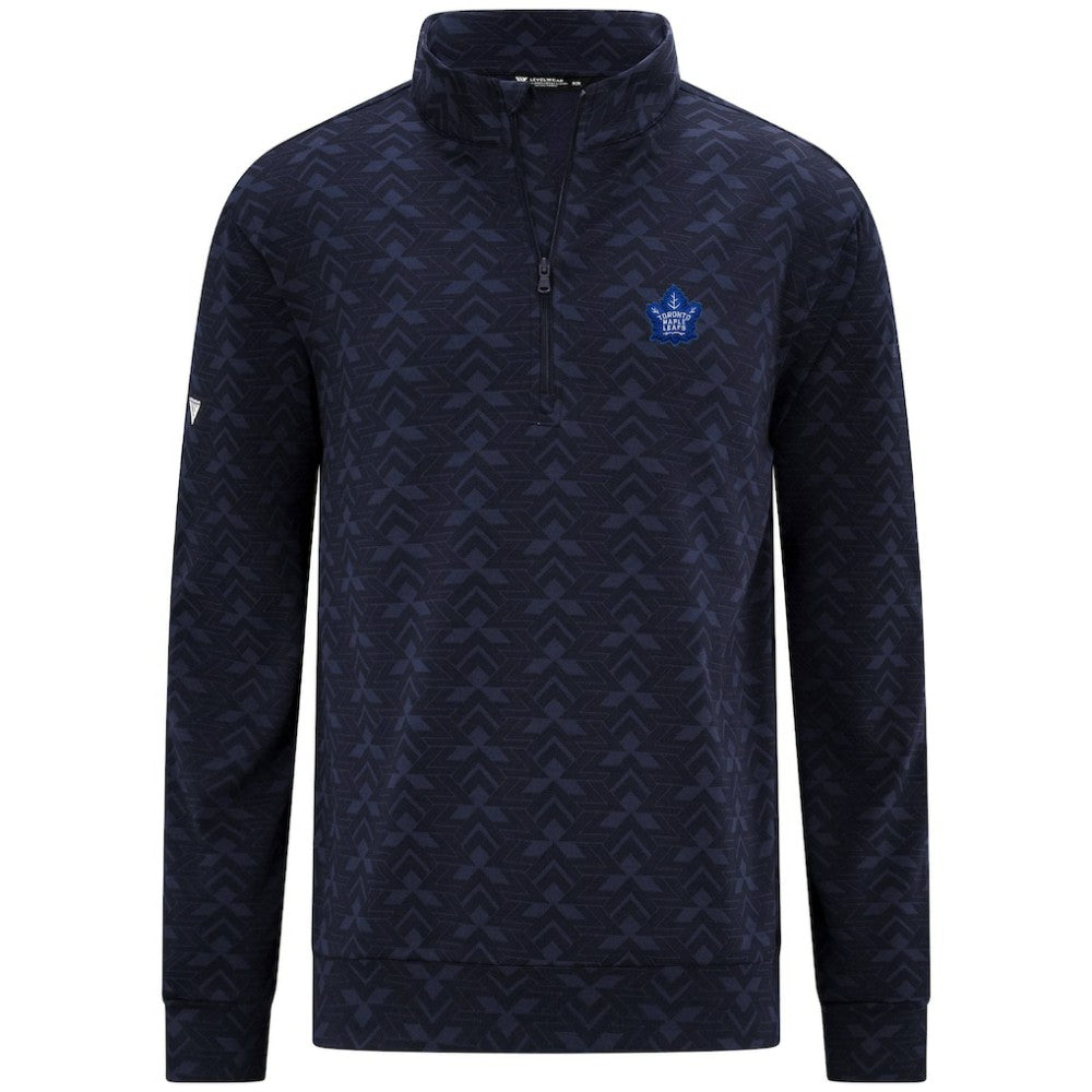 Toronto Maple Leafs Levelwear Chameleon Quarter-Zip Sweatshirt - Navy - NHL 203844228