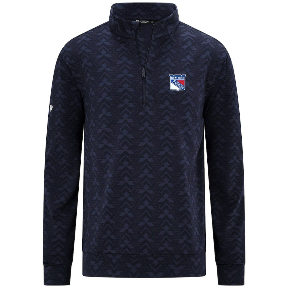 New York Rangers Levelwear Chameleon Quarter-Zip Sweatshirt - Navy - NHL 203844230