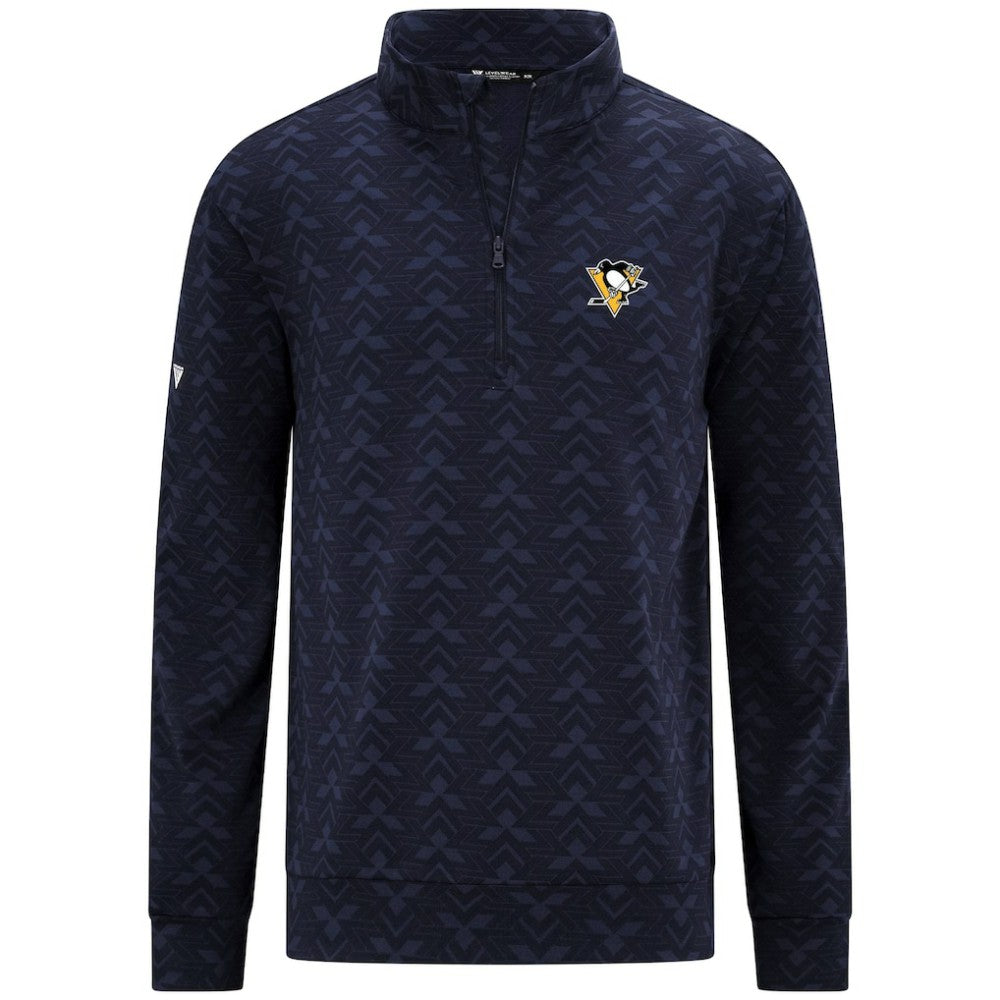 Pittsburgh Penguins Levelwear Chameleon Quarter-Zip Sweatshirt - Navy - NHL 203844233