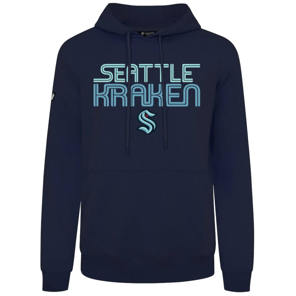 Seattle Kraken Levelwear Podium Lanes Hoodie - Deep Sea Blue - NHL 203844261